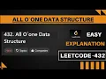 All O one Data Structure Leetcode 432 Hindi Java code Easy explanation