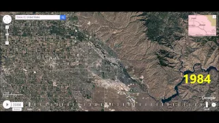 Boise Idaho - Urban Sprawl Time Lapse