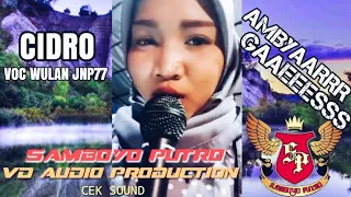 Download AMBYAARRRR GAEESSS - CIDRO - Voc Wulan JNP77 - Cover Jaranan Samboyo Putro MP3