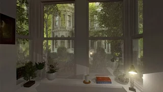 Rain Sounds Indoors No Thunder 3 Hours 