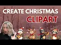 Play with Your Creativity Craft CHRISTMAS Clipart Now