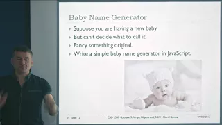CSD 2550 - Week 7 Lecture 9 Arrays Objects and JSON
