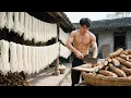 Download Lagu Harvesting Fresh Chinese Yams From The Field And Transforming Them Into Traditional Starch Noodles