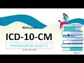 AMCI ICD-10-CM Coding for Beginners - Part 1