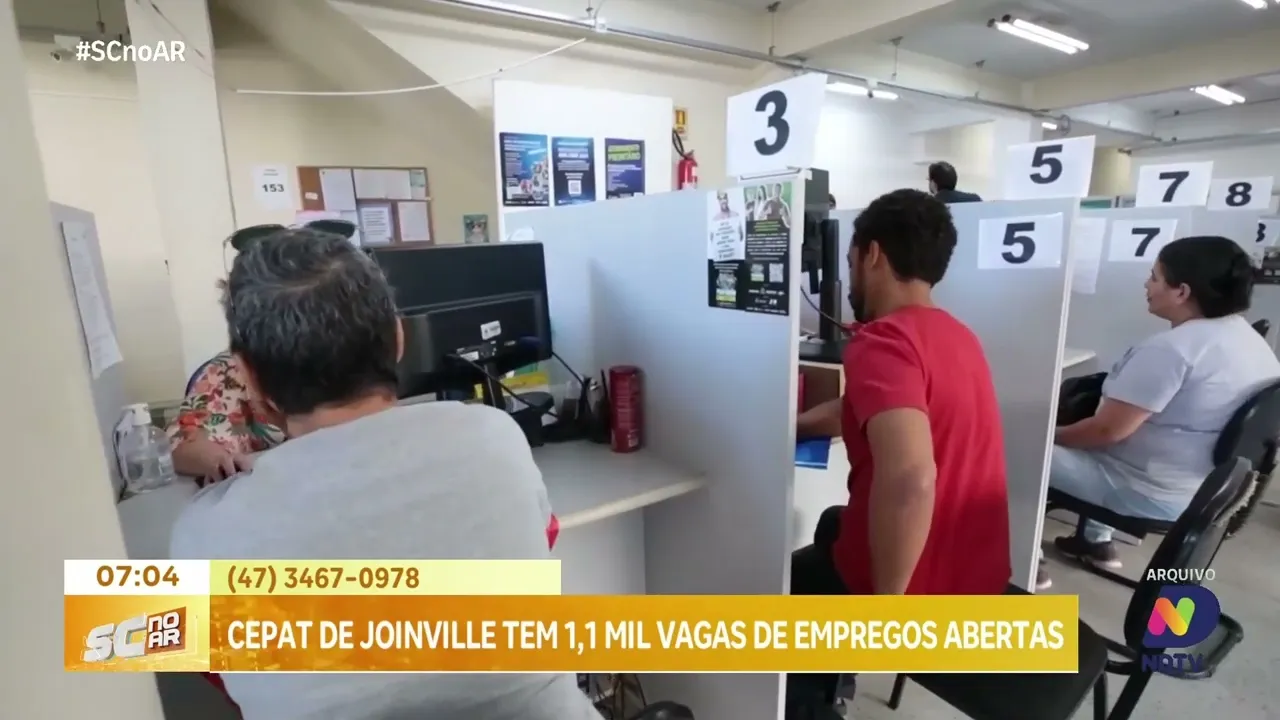CEPAT de Joinville oferece 1,1 mil vagas de emprego - saiba como se inscrever