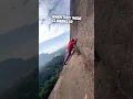 This woman was falling off a mountain 😳