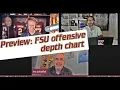 Previewing Florida State offensive depth chart Projecting the starters and key backups on offense