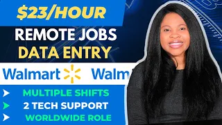 Data Entry Work From Home Jobs 2023 Remote Jobs Worldwide w Walmart Help desk Healthcare