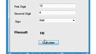 how to create simple calculator in vb using visual studio 2005 part 2 final