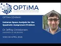 Instance Space Analysis for the Quadratic Assignment Problem