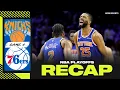 Knicks SWEEP 76ers advance to Eastern Conference Finals 2026 NBA Playoffs