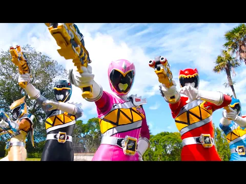 Download MP3 I'M the Pink Ranger! 🦖 Dino Super Charge Episode 9 and 10⚡ Power Rangers Kids ⚡ Action for Kids