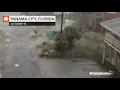Ferocious Hurricane Michael winds rip off roofs send debris flying