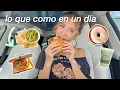 WHAT I EAT IN A DAY Chick-fil-a donuts matcha pizza