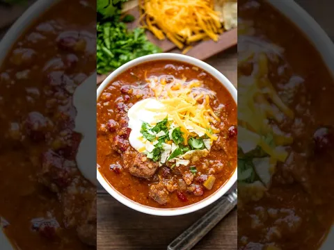 Instant Pot Chili #chili #recipe #instantpotrecipes #cooking