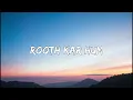 Lagu Rooth Kar Hum -  Sajid Wajid, Roop Kumar Rathod, Sabri Brothers ( Lyrics )