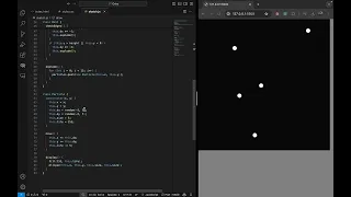 Exploding Bouncing Balls - Interactive Particle Animation in p5 js