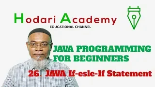 Java Programming for Beginners - 26 Java If else if Statement