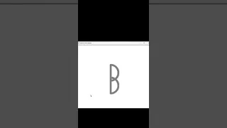 How to Draw Alphabet B using Python Turtle Module