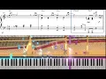 【楽譜あり】Contrast/ TOMOO/ Blue Box Ending 2/コントラスト (フルver.)アニメ 「アオのハコ」第２クールED曲【中上級】Piano cover:Miz