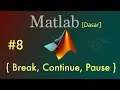 Tutorial Matlab Bahasa Indonesia Dasar - Break Pause Continue