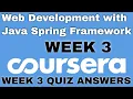 Web Development with Java Spring Framework week 3 coursera quiz answers Web Development Coursera