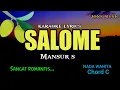 Download Lagu KARAOKE DANGDUT || SALOME  || MANSUR S || NADA WANITA @Jonsmusic