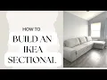 HOW TO PUT TOGETHER THE IKEA KIVIK COUCH STEP BY STEP ASSEMBLE GUIDE WITH PICTURES OF MANUAL