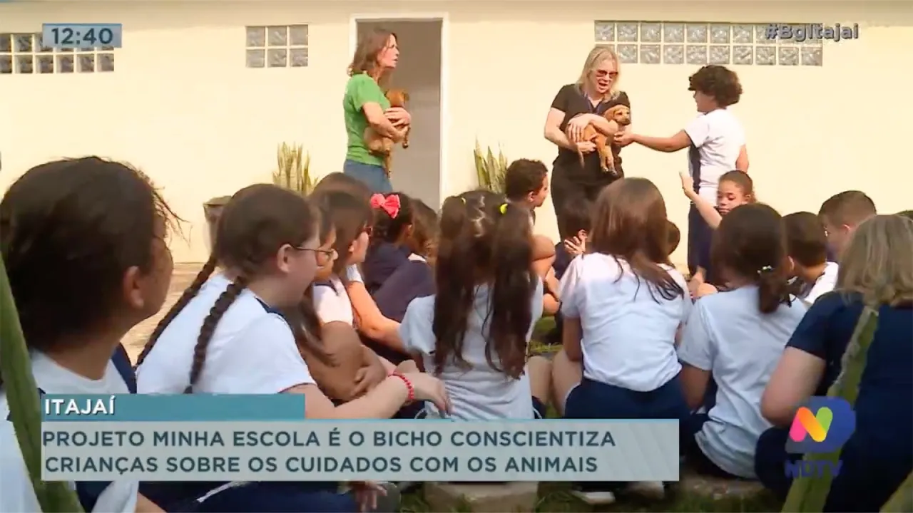 Projeto Minha Escola é o Bicho conscientiza crianças sobre os cuidados com os animais