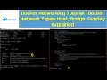 Docker Networking Tutorial Docker Network Types Docker Bridge Network Explained