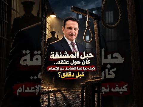 حبل المشنقة كان حول عنقه..كيف نجا هذا الضابط من الإعدام قبل دقائق؟