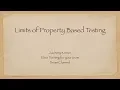 Limits of Property Based Testing