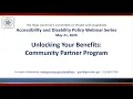Unlocking Your Benefits Community Partner Program