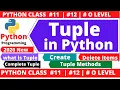 python tuple Tuple in python python tuples complete python tuple python o level o level