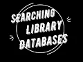 Library Databases