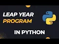 How to check Leap Year in Python Leap Year in Python