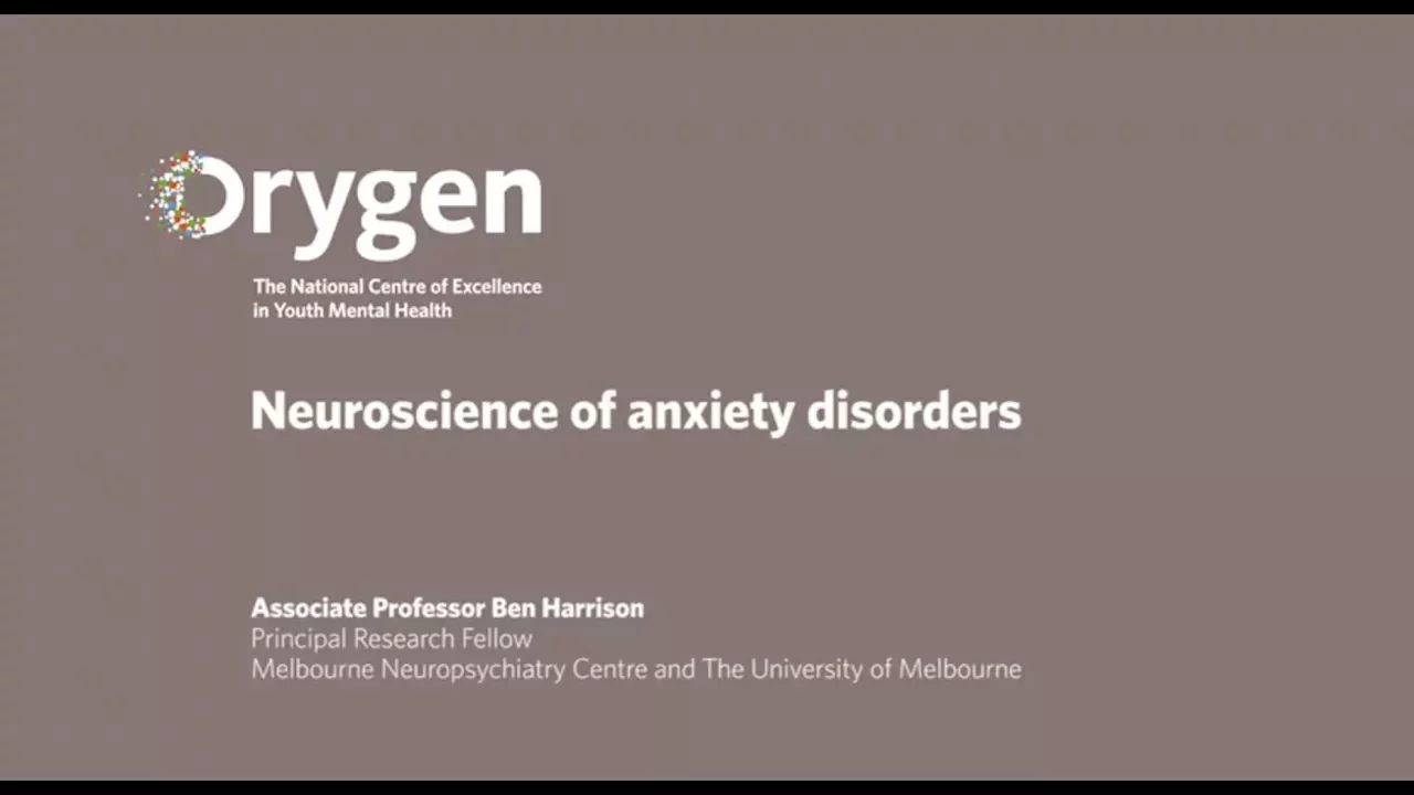 Neuroscience of anxiety (April 2017)