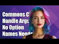 Commons CLI Handling Required Arguments Without Option Names Explained