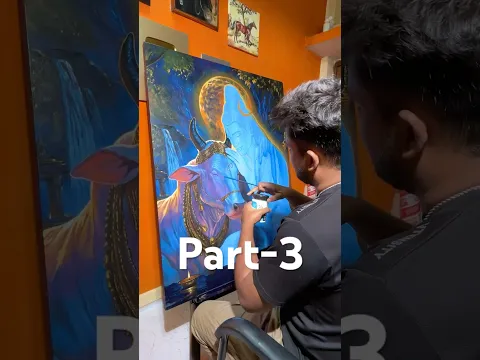 WhatsApp ✅9516669295 to order paintings #mahadev #harharmahadev #painting #lavinagar #artist #art
