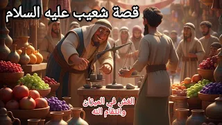 قصة شعيب عليه السلام كاملة للاطفال   الغش في الميزان وانتقام الله   قصص الانبياء دندنها