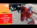 One of the Best - Adjustable Ultra Quiet Trailer Hitch