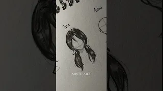 How to draw Different Girl Hair Tutorial