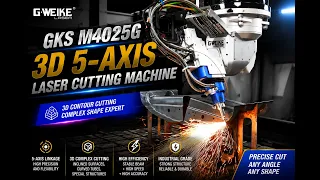 GKS M4025G 3D 5-Axis Laser Cutting Machine | High-Speed Precision for Complex Metal Parts