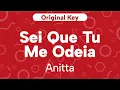 Download Lagu Karaoke Sei Que Tu Me Odeia - Anitta | Original Key (Cover with Backing Vocals)