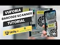 Vuforia unity tutorial - Barcode reader 2024