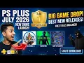 PS Plus July 2026 New Free Games Update PS5 PS4