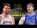 Los Angeles Lakers vs Dallas Mavericks Full Game Highlights - November 28, 2025 | NBA Season