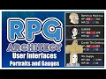 RPG Architect Tutorial - User and Gauges