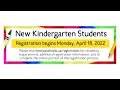 Register for Kindergarten Now