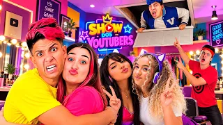 PASSAMOS 24 HORAS INVADINDO SHOWS DE YOUTUBERS!! Deu a maior confusão*